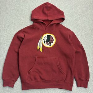 Washington Redskins NFL Youth Hoodie Reebok Team Apparel Maroon Kids L 7